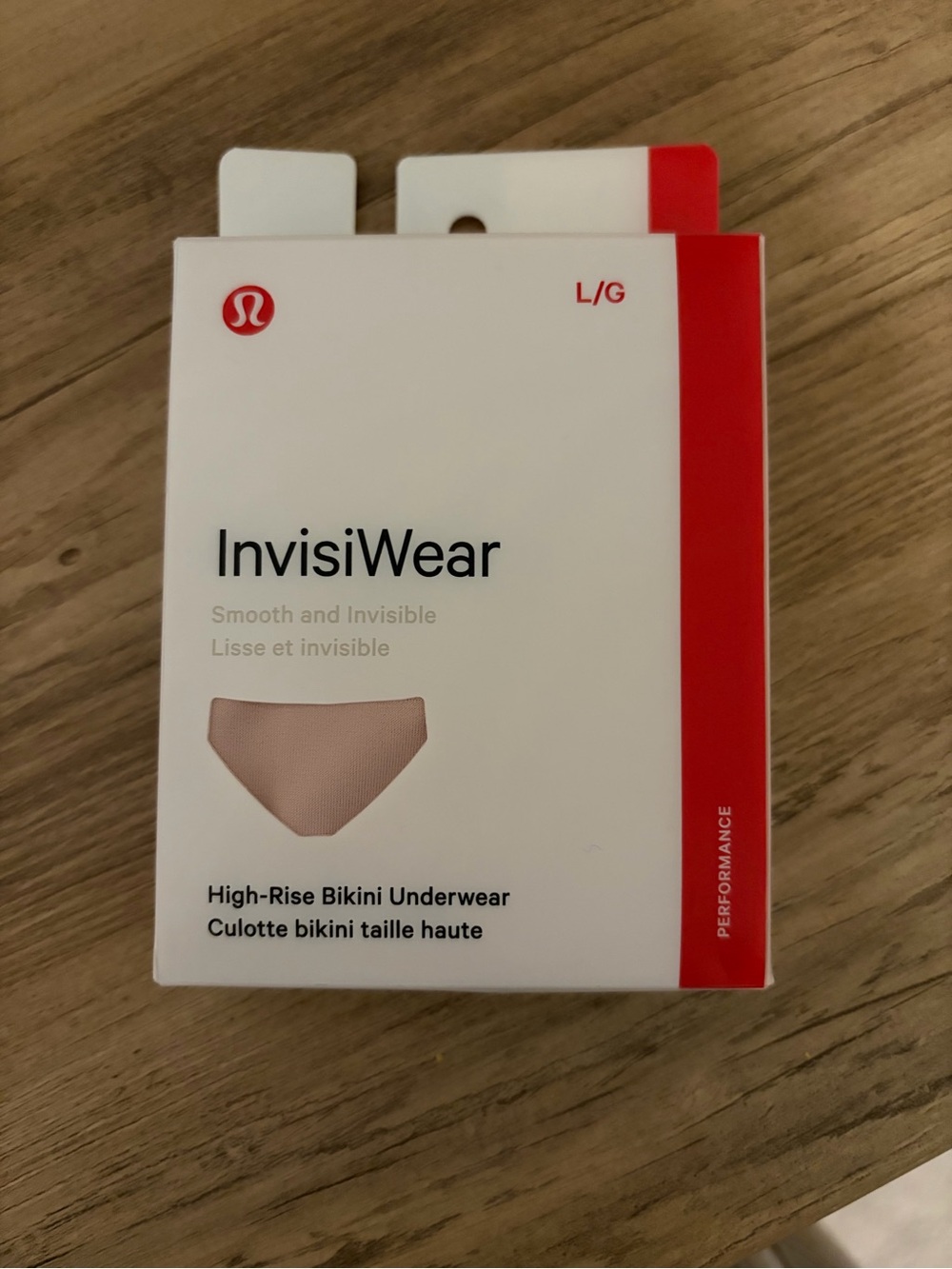 Lululemon InvisiWear High-Rise Bikini Underwear - Nude